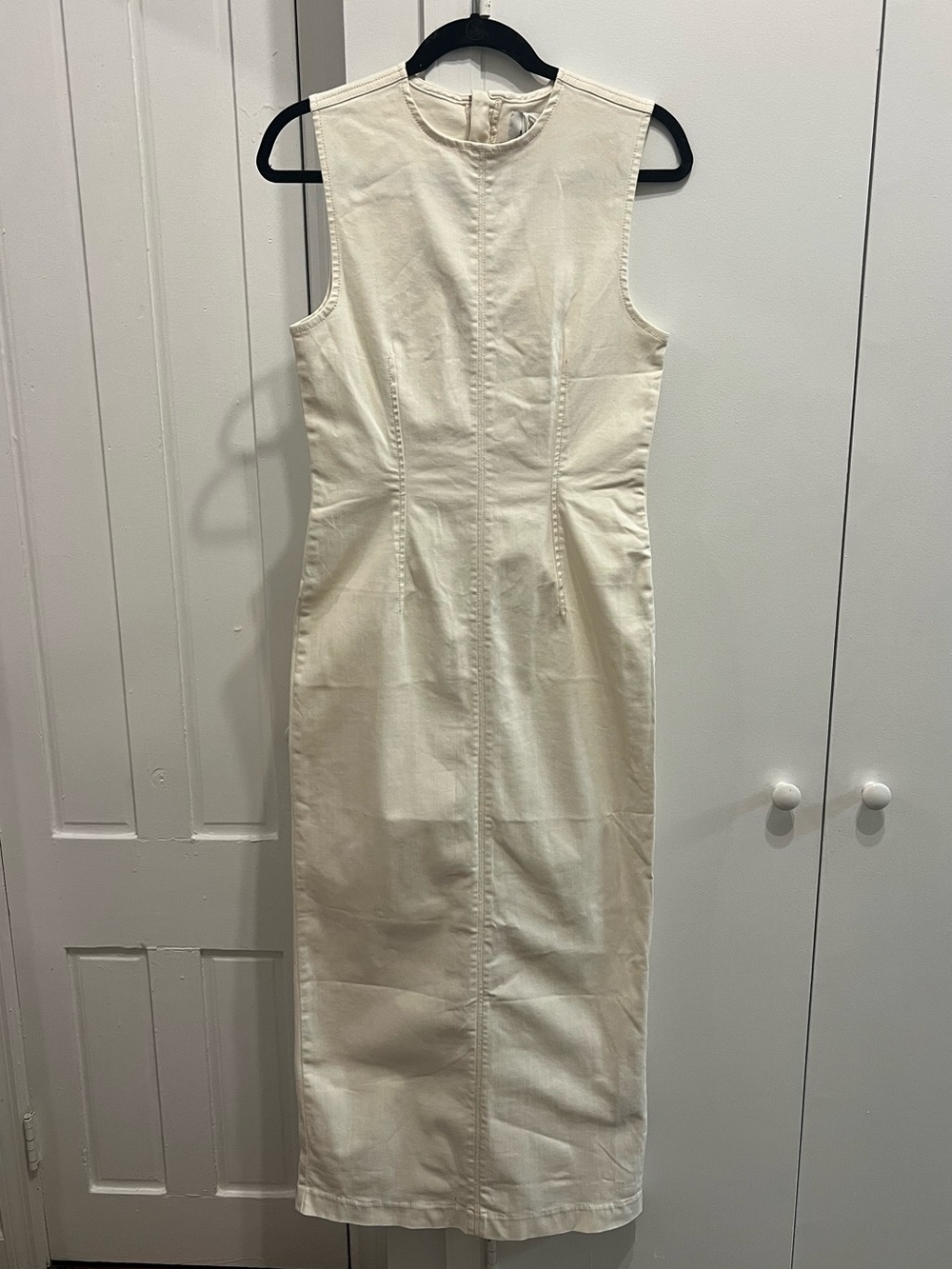 Reformation Cream Sleeveless Maxi Dress - Picture 2 of 7